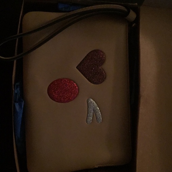 Adorable Rudolph themed emoji Coach wristlet! - Picture 2 of 2